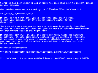 Microsoft Win XP's 'Blue Screen of Death'